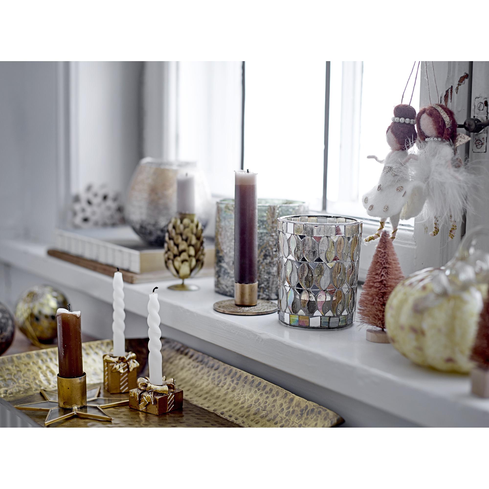 Thumbnail - Bloomingville, Windlicht, Iselinn Votive, Gold, Glass (1 x, Ø 10 x 10 cm)