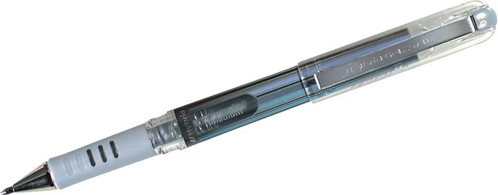 Actual product image Pentel Roller Hybrid Gel Grip (Silver, 1 x)