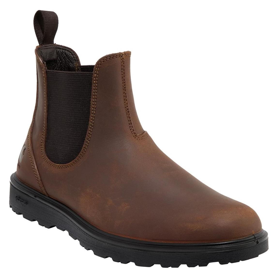 Carhartt, Werkschoenen, Greenfields 2 Chelsea Dunkelbraune Schuhe (43)