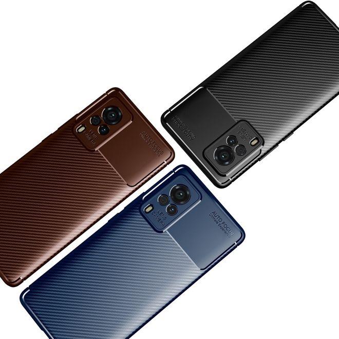 Actual product image MU Style Carbon Fiber TPU Softcase Series (Vivo X60 Pro)