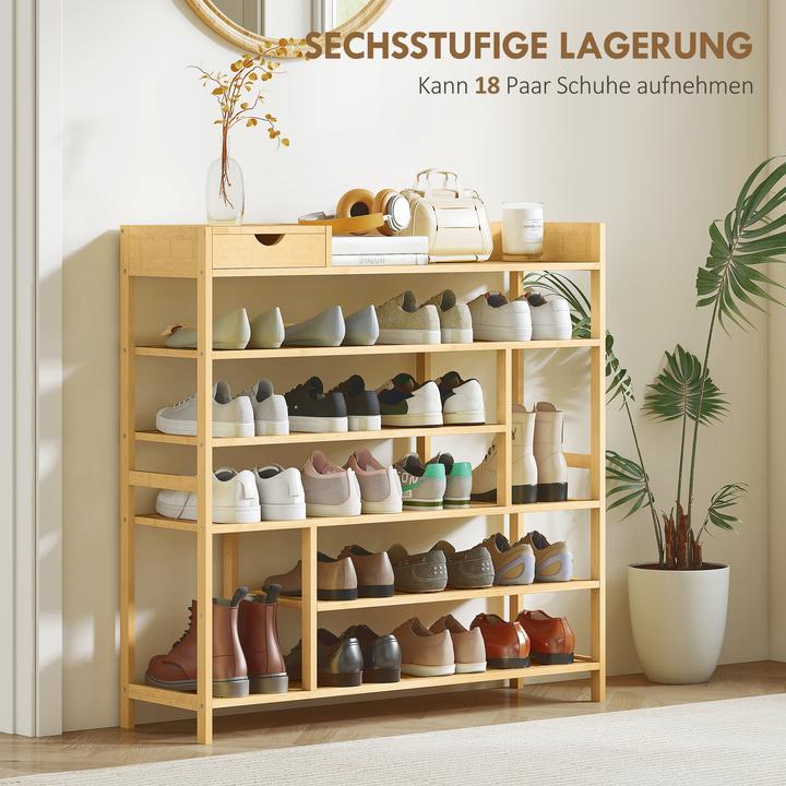 Produktbild Homcom Schuhregal (101 x 30 x 100 cm)