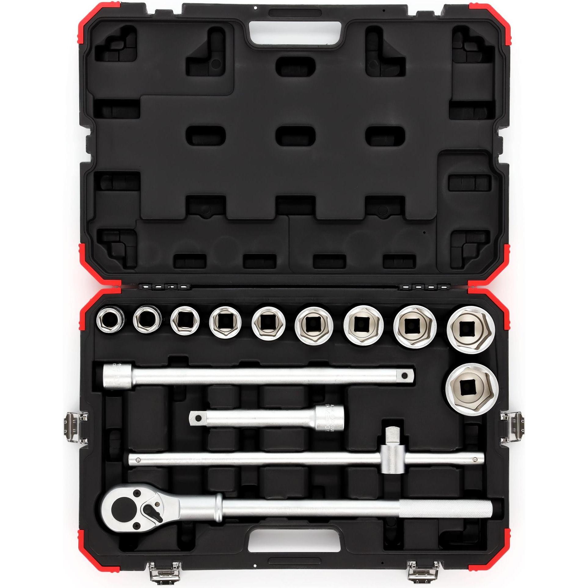 Gedore Red 16-Piece Socket Set, With Reversible Ratchet, Socket Wrench, 1/4 Inch - View #14