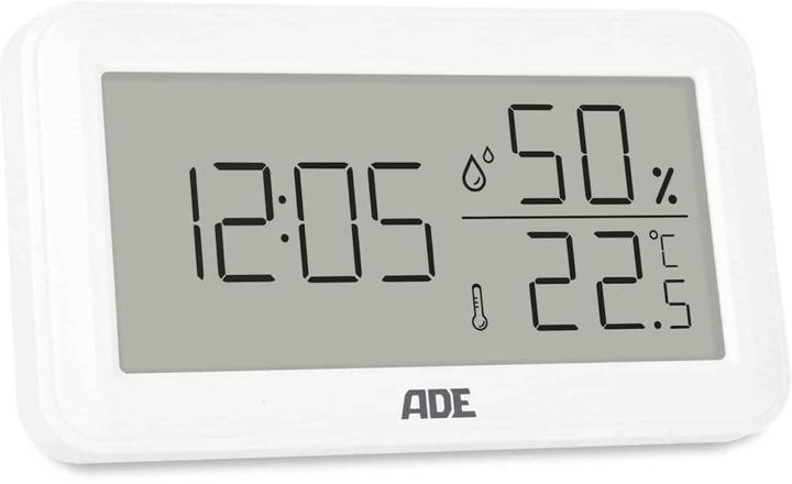 ADE Wetterstation Thermo-Hygrometer 15 cm, Weiss, Funktionen
