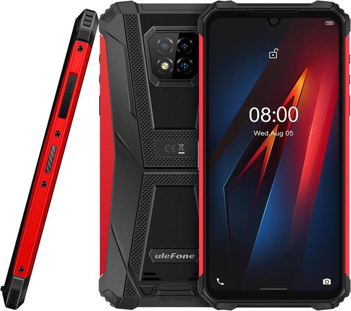 Produktbild Ulefone Armor 8 (64 GB, Schwarz, Rot, 6.10", Dual SIM, 4G)