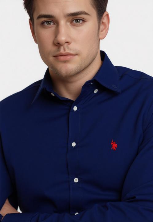 Immagine prodotto U.S. Polo Hemd Popeline Longsleeve Shirt (M)