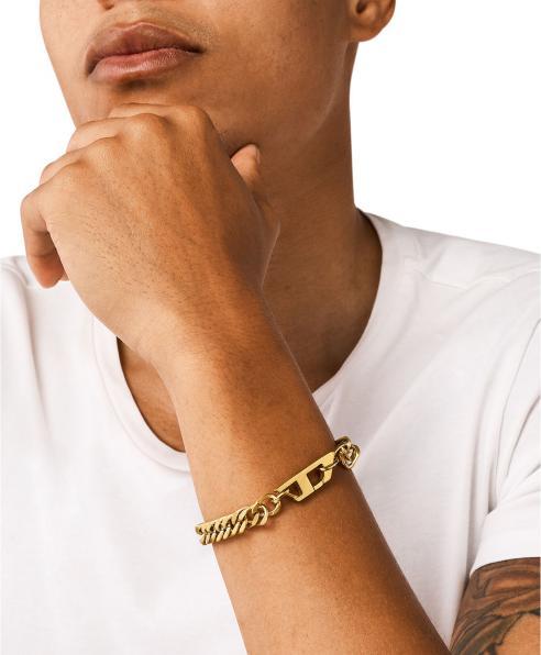 Immagine prodotto Diesel Bracciale D Logo (18.50 cm, Acciaio inossidabile)