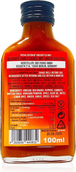 Actual product image Crazy Bastard Sauce Winter Warmer (250 g)