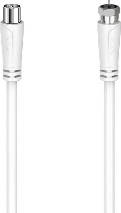 Actual product image Hama SAT connection cable, F plug (90 dB, Antenna cable)