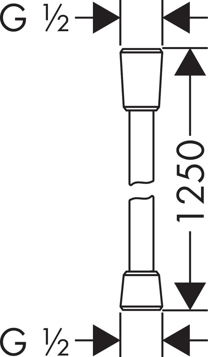 Immagine prodotto hansgrohe Tubo doccia Isiflex (125 cm)
