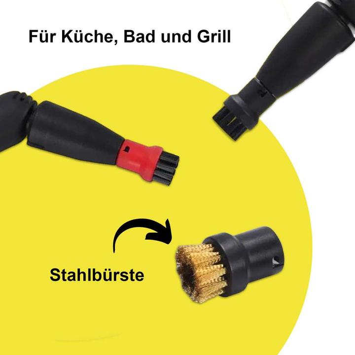 Produktbild Hermex 5-tlg. Alternatives Bürsten-Set für Kärcher Dampfreiniger SC1/SC2/SC3/SC4/SC5/SC7