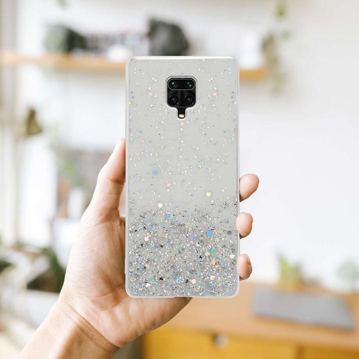 Produktbild Cadorabo TPU Hülle für Xiaomi RedMi NOTE 9 PRO / NOTE 9S mit Glitzer (Xiaomi Redmi Note 9 Pro, Xiaomi Redmi Note 9S)