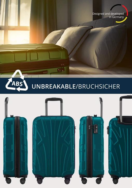 Actual product image Suitline Handgepäck Hartschalen-Koffer (34 l, Hand luggage (up to 50 litres))