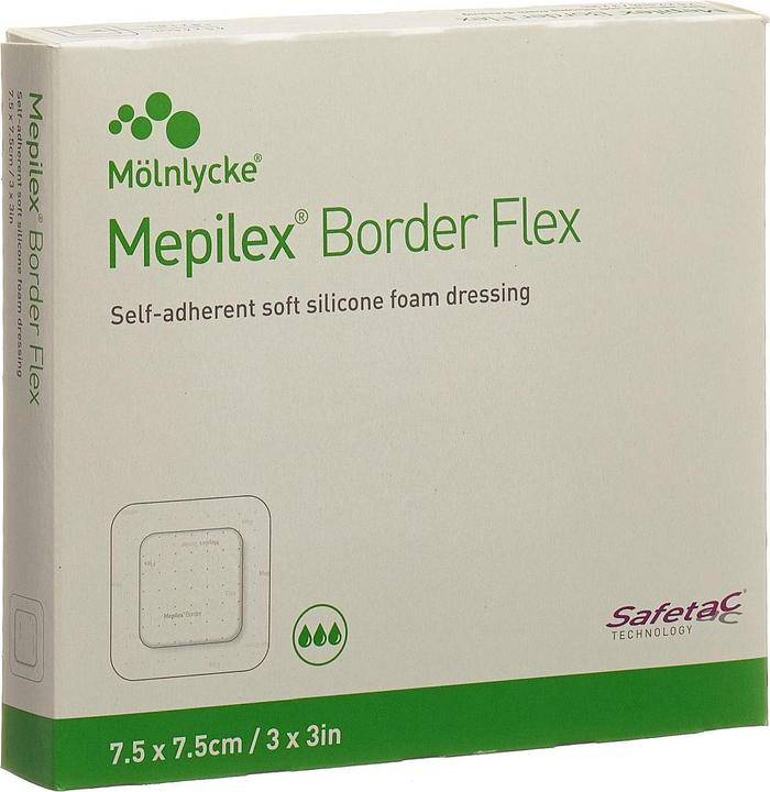 Actual product image Mepilex Border Flex 7.5x7.5cm 595250 (5 x)