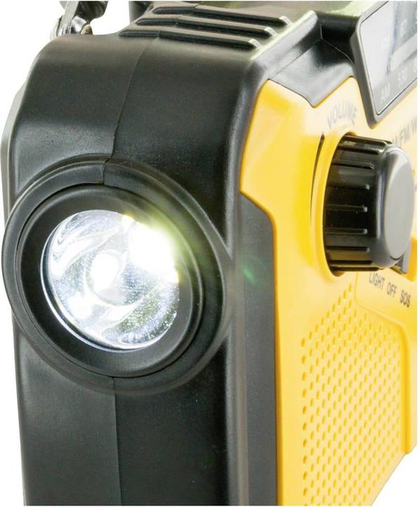 Produktbild Schwaiger Solar-Kurbelradio mit LED Leuchte (AM, FM)