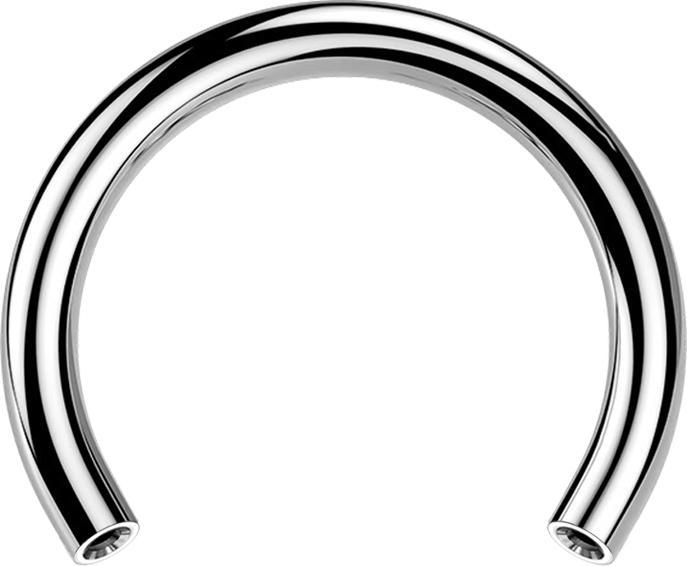Immagine prodotto Star Piercing Micro Threadless Circular-Stab silber (senza ottone, Titanio)