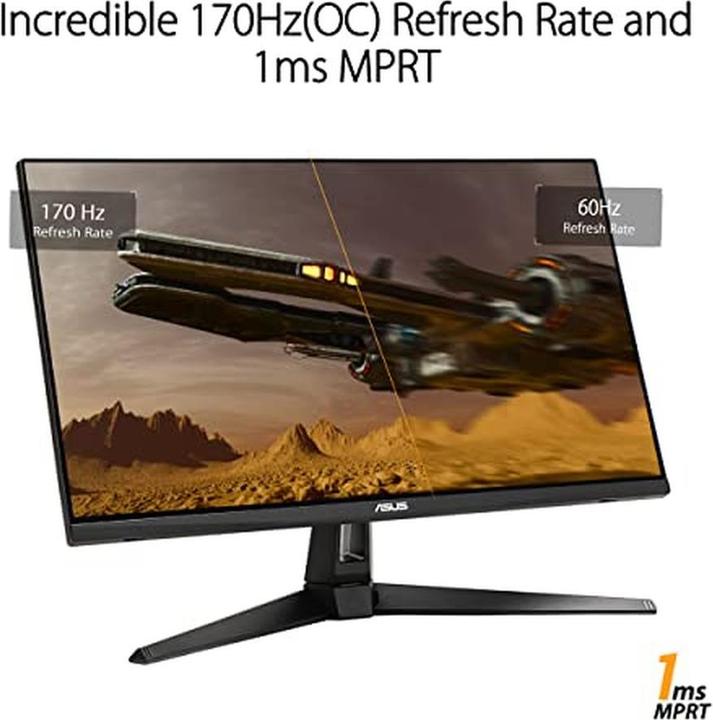 Actual product image ASUS TUF Gaming VG27AQA1A (2560 x 1440 pixels, 27")