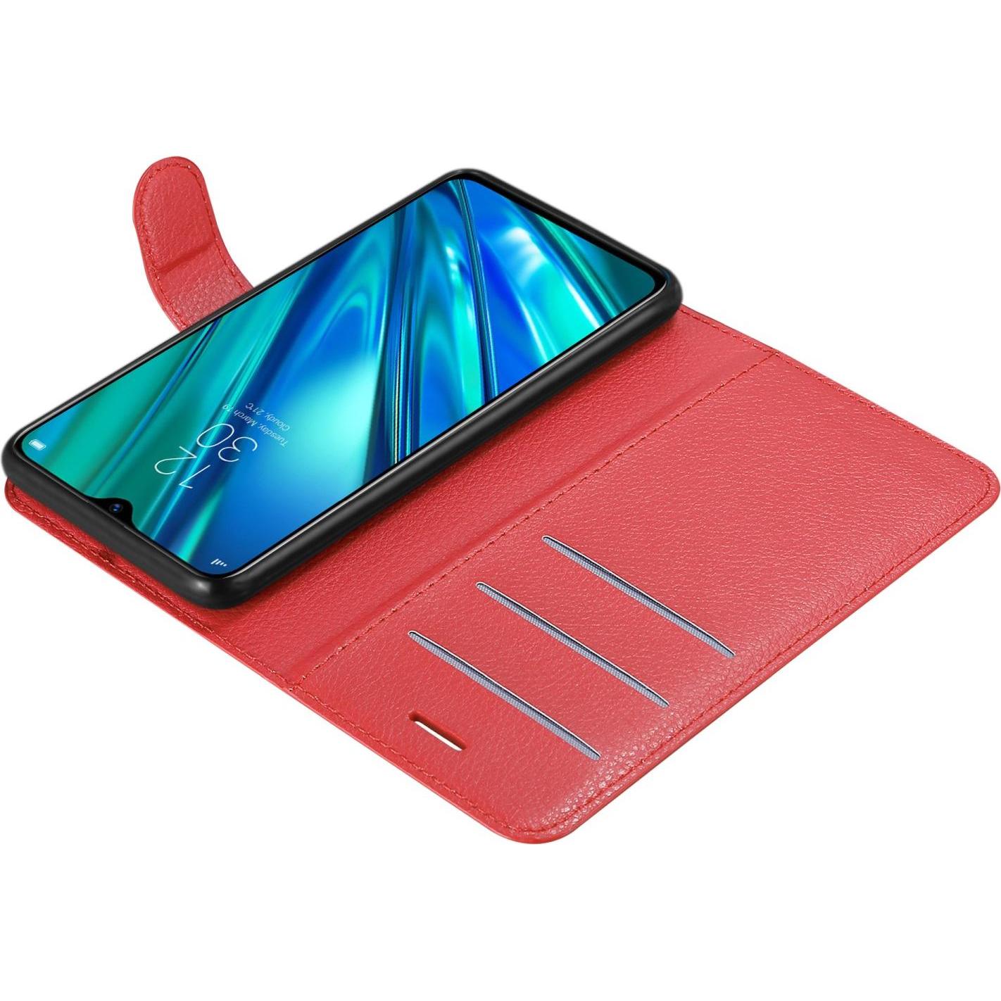 Thumbnail - Cadorabo Book Stand Hülle für Realme 5 PRO / Realme Q (Realme Q, Realme 5 Pro), Smartphone Hülle, Rot