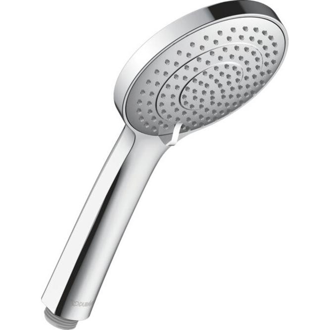 Duravit, Duschbrause, Handbrause 3jet 110 MinusFlow, Strahlart Rain/Soft Rain/Intense Rain, UV65201 (3 Strahlarten, 9.50...