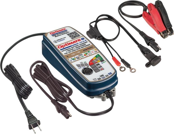 Actual product image Tecmate 6 battery tester-charger 12v 5a select (14.4 V, 6 A)
