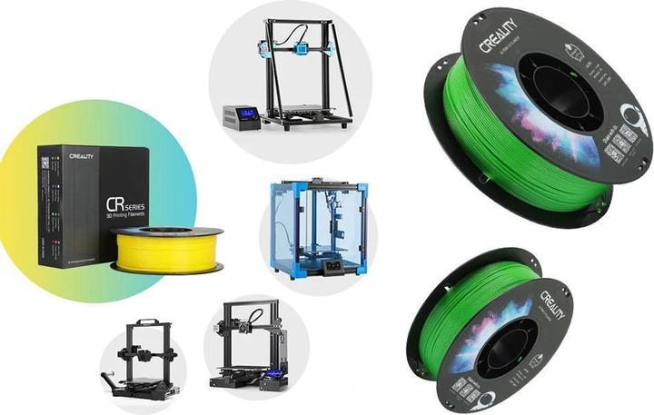 Image du produit Creality Filament TPU, vert, 1.75 mm, 1 kg (TPU, 1.75 mm, 1000 g, Vert)