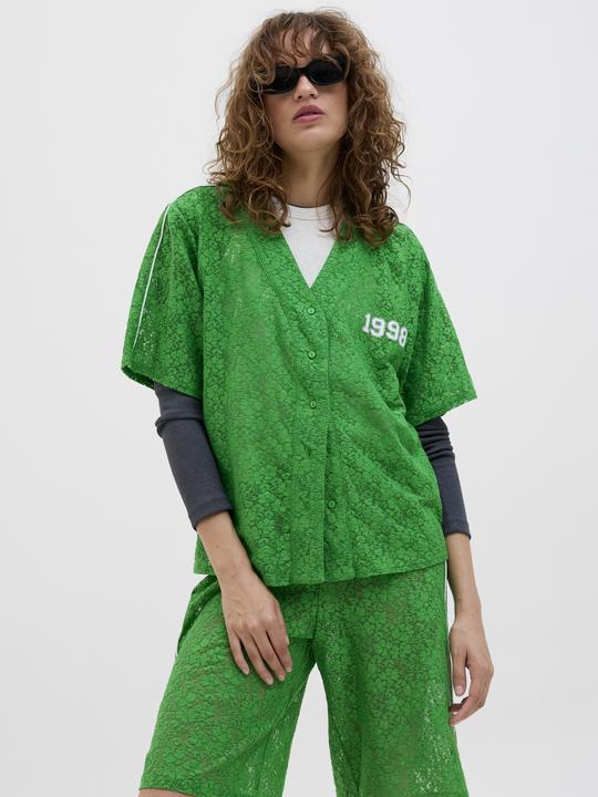 Produktbild JJXX Jxstine Lace Loose V Neck Tee Jrs Ln (XL)