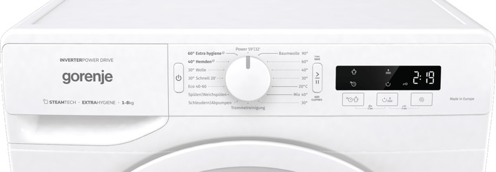 Actual product image Gorenje Gore WaMa WNPI84APS 8kg A wh 741466 (8 kg, Left)