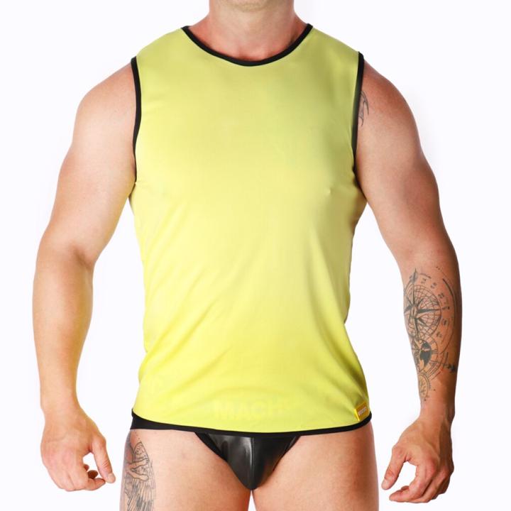 Macho Underwear Macho Hemd Gelb S/M (S)