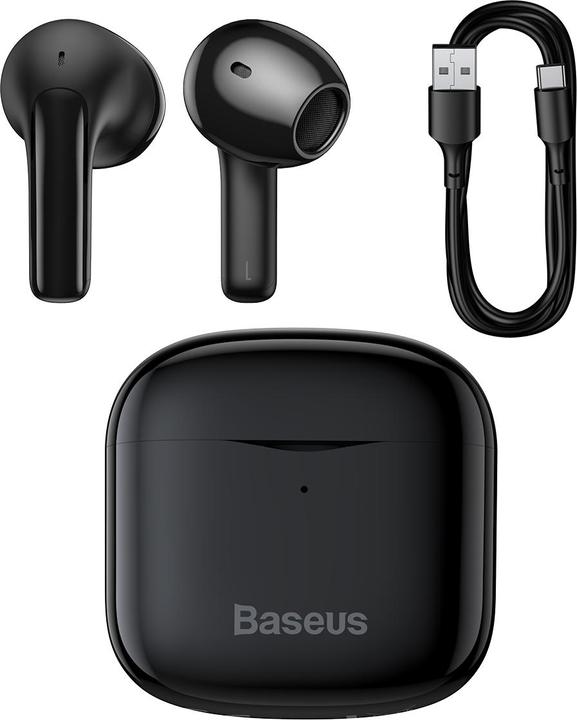Productafbeelding Baseus Hoofdtelefoon TWS Bowie E3 (zwart) (5 h, Draadloze)