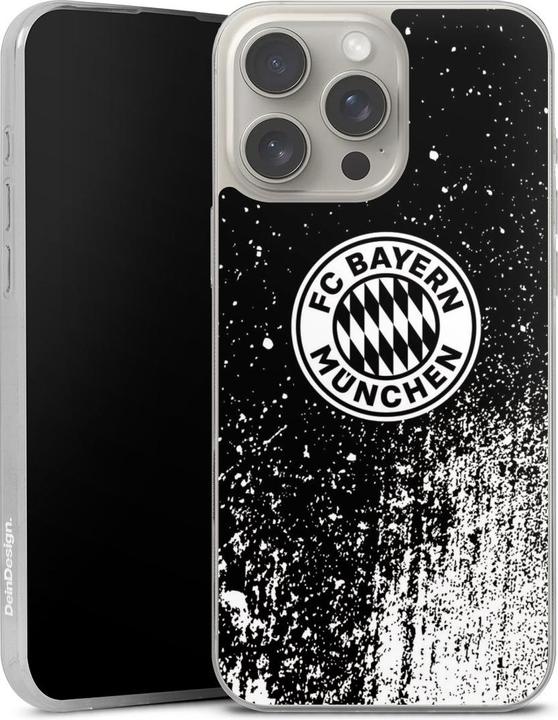 Produktbild DeinDesign Slim Case für Apple iPhone 16 Pro Max Silikon Hülle Ultra Dünn Handyhülle FC Bayern München FCB (Apple iPhone 16 Pro Max)