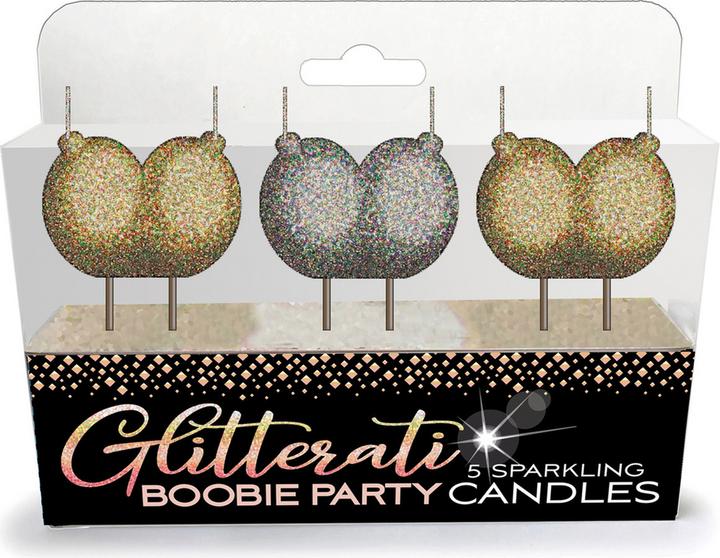 Produktbild Little Genie Productions Glitterati Boobie Candle Set