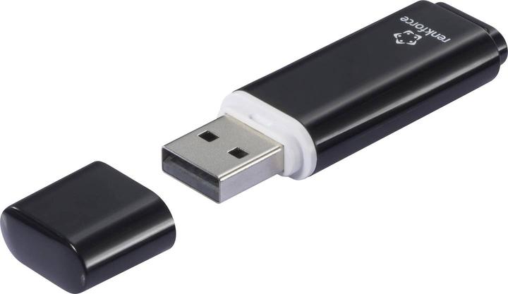 Image du produit Renkforce RF-USBS-210 Clé USB Retail 64 Go noire RF-6684358 USB 2.0 (64 Go, USB-A)