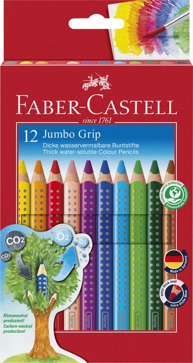 Produktbild Faber-Castell Jumbo Grip (Mehrfarbig, 12 x)
