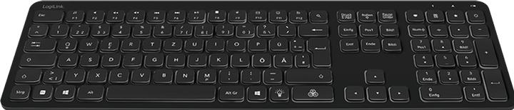 Actual product image LogiLink Keyboard Wireless Gaming Black (DE, Wireless)
