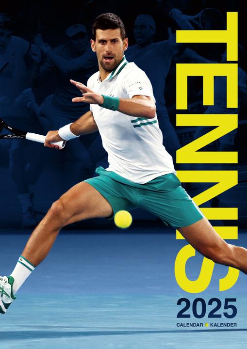 Actual product image Tennis Calendar 2025 (30 x 42 cm)