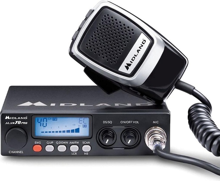 Immagine prodotto Midland Alan 78 Pro, radio CB 12/24V
