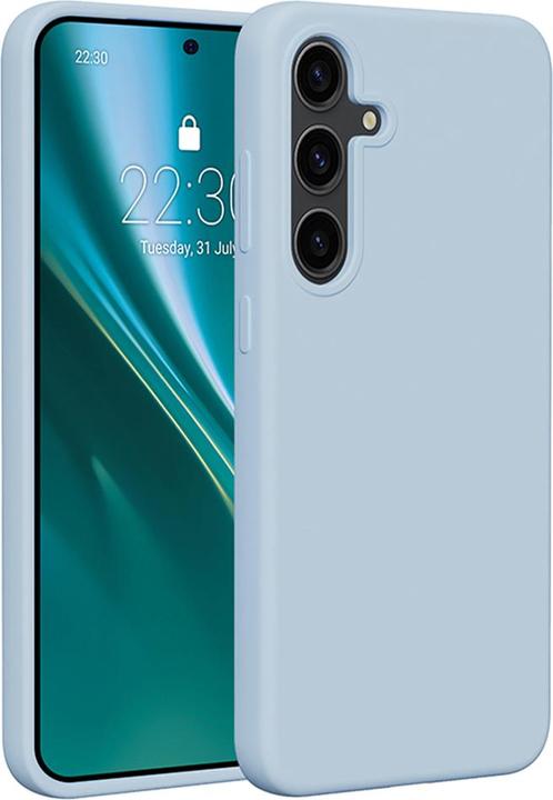 Etteri Silikonhülle für Samsung Galaxy S24 Plus hellblau (Samsung Galaxy S24+)