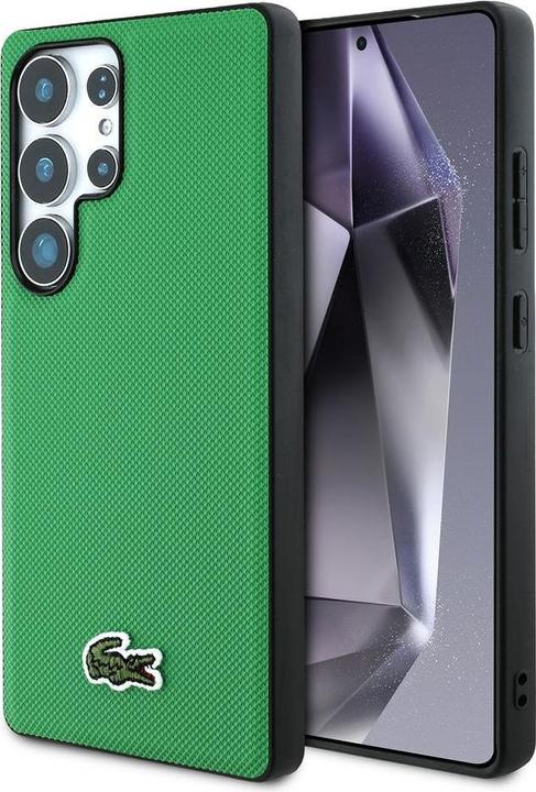 Immagine prodotto Lacoste Case Iconic Petit Pique Woven Logo MagSafe to Samsung Galaxy S25 Ultra green (Samsung Galaxy S25 Ultra)