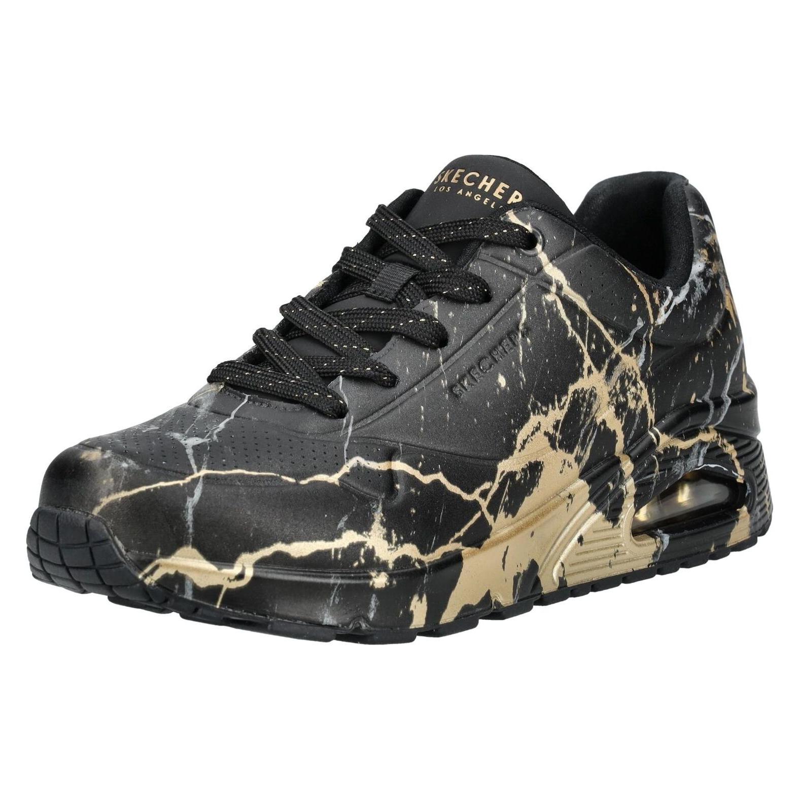 Skechers, Damen, Sneakers, Sneaker, Gold, Schwarz, (38)
