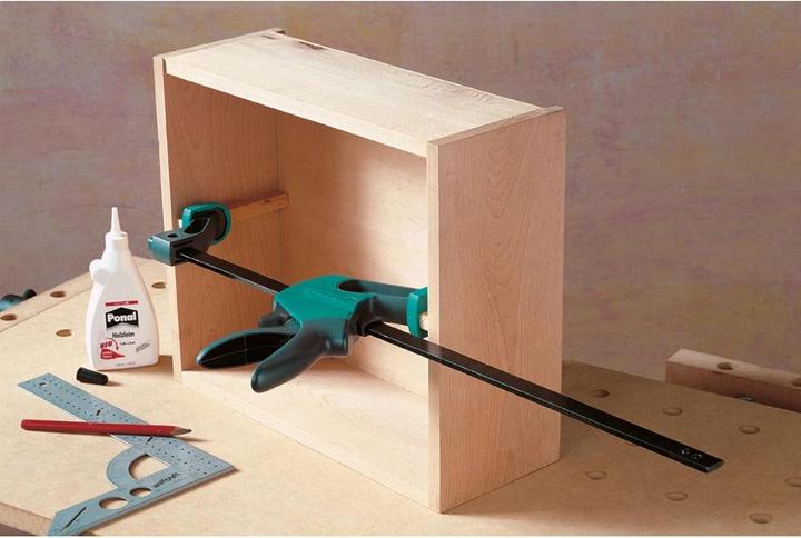 Produktbild wolfcraft 1 EHZ - Einhandzwinge Easy 75/150mm (150 mm)