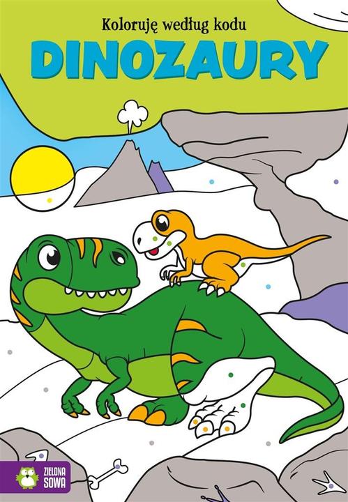 Produktbild Zielona Sowa Ich male nach Code. Dinosaurier