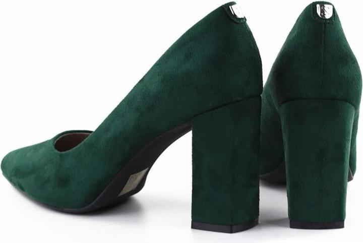 Produktbild Leone Sergio Green Suede Pointed Toe Pumps PB216 (38)