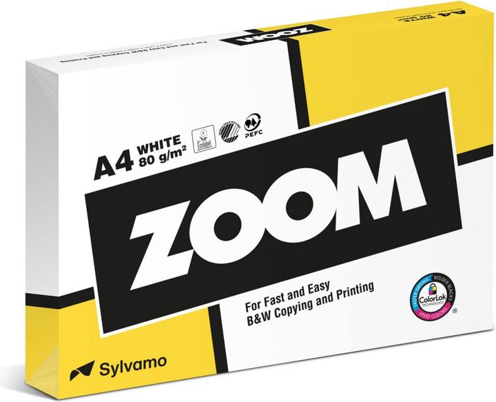 Actual product image Zoom Kopierpapier 80g 500 Blatt (80 g/m², 500 x, A4)