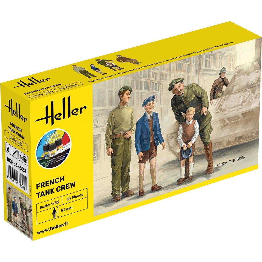 Heller STARTER KIT French Tank Crew