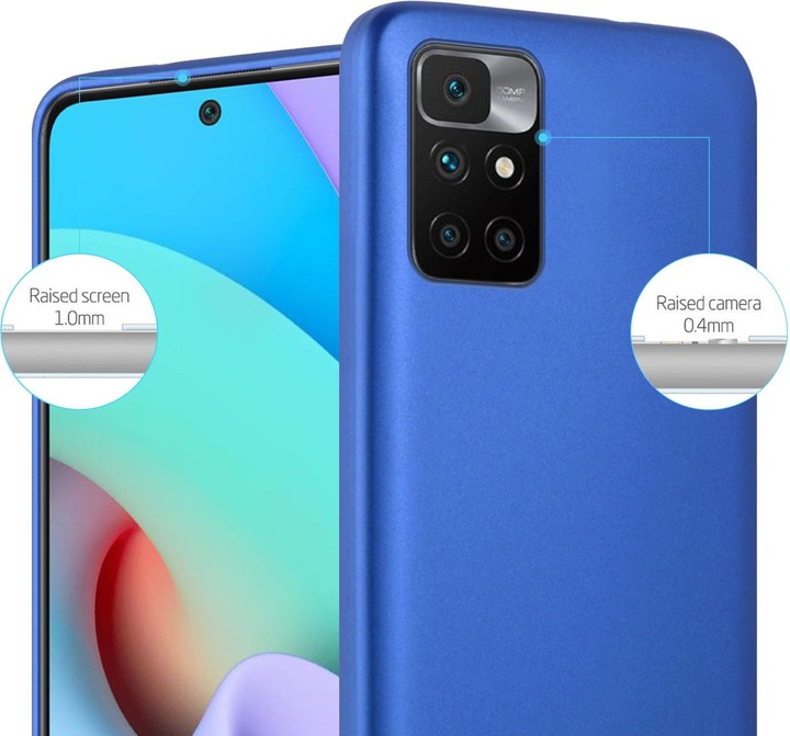 Produktbild Cadorabo TPU Matt Metallic Hülle (Xiaomi Redmi 10)