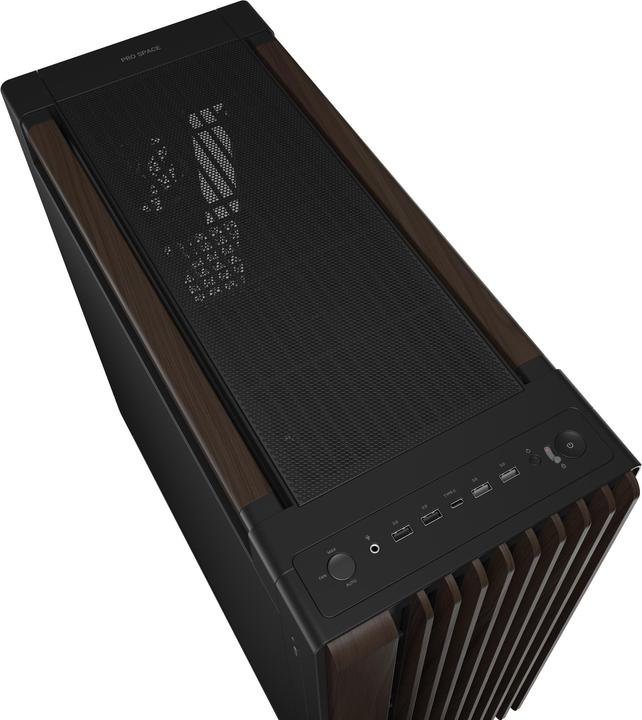 Actual product image ASUS Geh Proart Pa602 Walnut Wood Metal Pwm Modern Black (ATX, DTX, mATX, Mini-DTX, Mini-ITX)