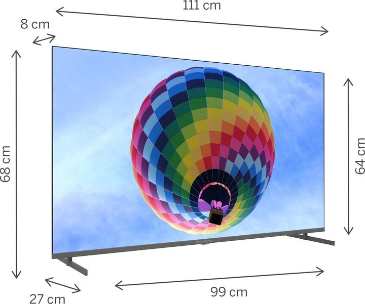 Actual product image Thomson 50QG5C14 QLed 50' Smart Google TV (50", QLED, UHD)