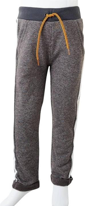Image du produit vidaXL Pantalon de survêtement enfant Gris foncé Mélange 116,Matière : 80 (116)