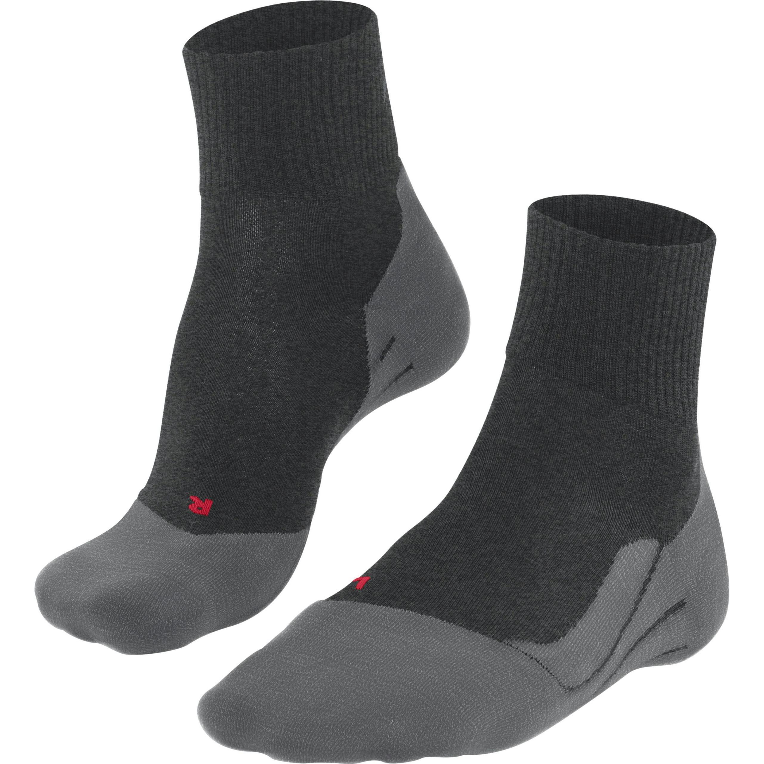 Falke, Damen, Sportsocken, Women's TK5 Wool Short (37 - 38), Schwarz