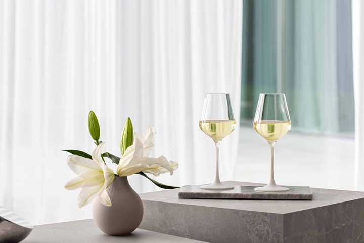 Image du produit Villeroy & Boch Verre à vin blanc, set de 4 pièces Manufacture Rock blanc (38 cl, 4 Verres, Verres à vin blanc)