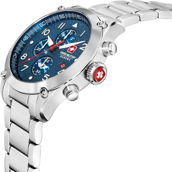 Immagine prodotto Swiss Military Hanowa SMWGI2101502 Nightflighter Chrono 44mm (Cronometro, 44 mm)